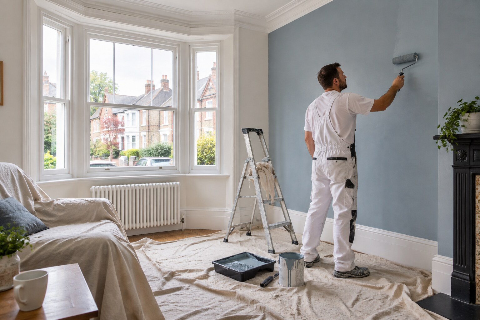 Exterior paint preparation